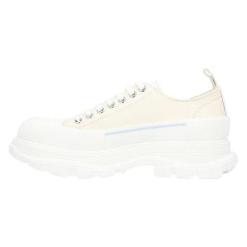 Alexander McQueen Laeder sneakers Beige, Herr