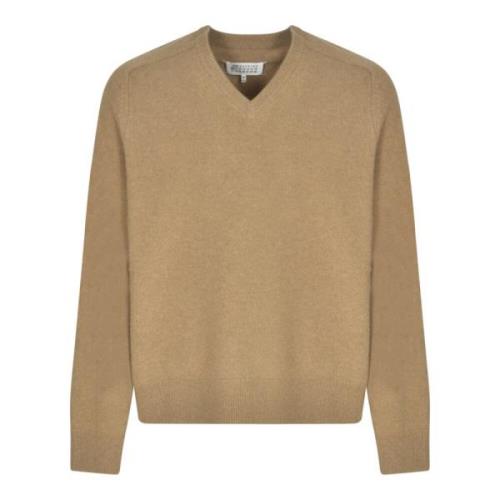 Maison Margiela Stiliga Sweaters Kollektion Brown, Herr