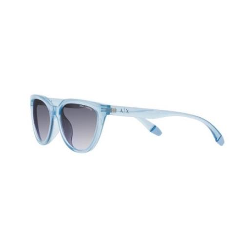 Armani Exchange Blå Acetat Dam Solglasögon Blue, Dam