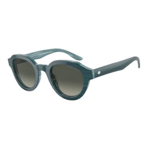 Giorgio Armani Grön Acetat Dam Solglasögon Green, Dam