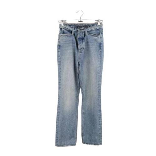 Alexander Wang Pre-owned Pre-owned Bomull jeans Blue, Dam