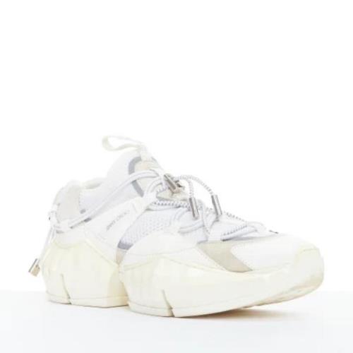 Jimmy Choo Pre-owned Pre-owned Laeder sneakers White, Dam