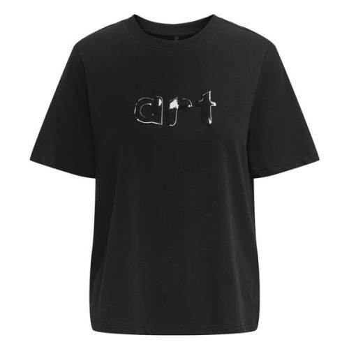 Only Celia T-shirt Black, Dam