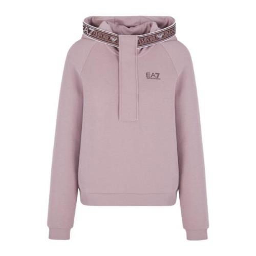 Emporio Armani EA7 Stilren Sweatshirt för Män Pink, Dam