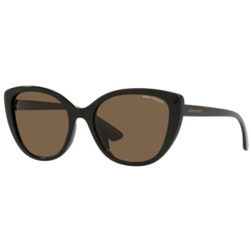 Armani Exchange Brun Acetat Dam Solglasögon Brown, Dam