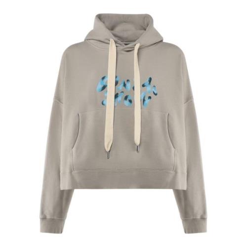 Bonsai Grå Hoodie i Bomull med Fickor Gray, Herr