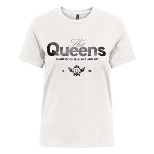 Only Alice Life T-shirt White, Dam