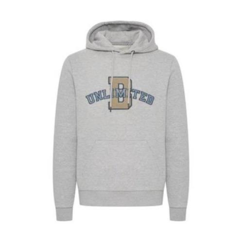 Blend Stiliga Hoodies för vardagsbruk Gray, Herr