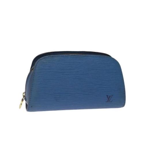 Louis Vuitton Vintage Pre-owned Laeder louis-vuitton-vskor Blue, Dam