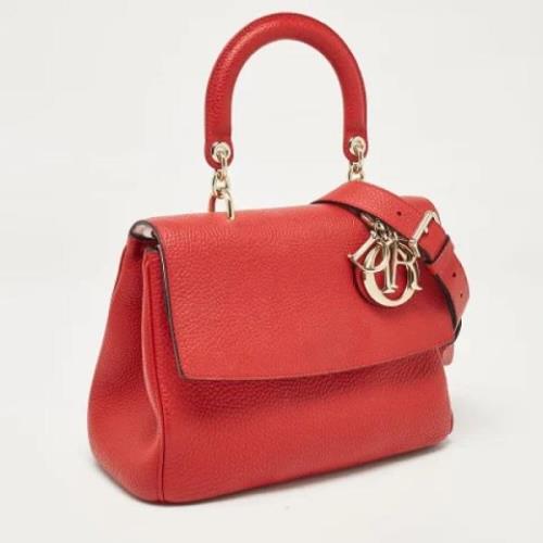 Dior Vintage Pre-owned Laeder handvskor Red, Dam