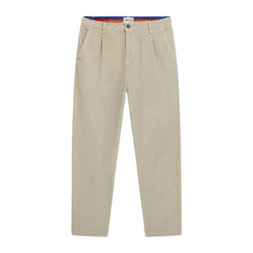 GAS Cordbyxor Chino med Fickor Beige, Herr