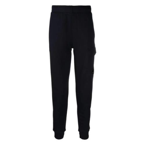 C.p. Company Blå Cargo Sweatpants Casual Stil Blue, Herr