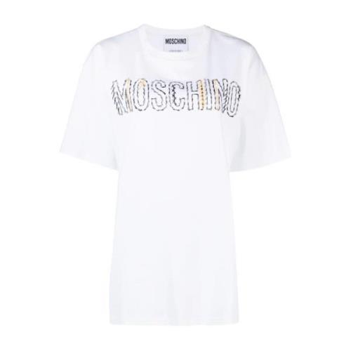 Moschino Dam Creweck T-Shirt White, Dam