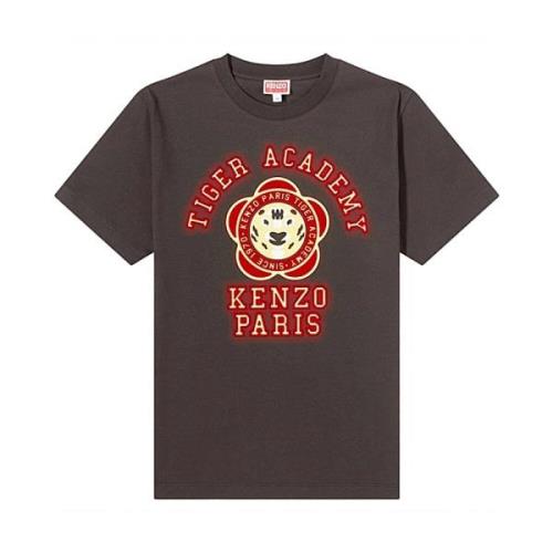 Kenzo Casual Bomull T-shirt för Män Black, Dam