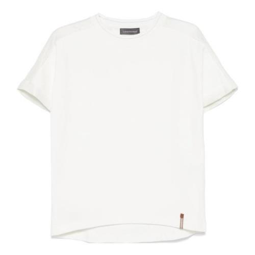 Lorena Antoniazzi Casual Vit Kortärmad Bomull T-shirt White, Dam