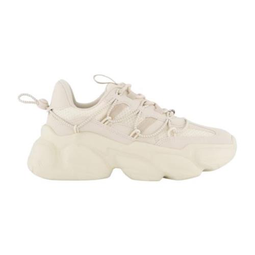 Steve Madden Spectator Sneaker för kvinnor Beige, Dam