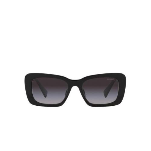 Miu Miu Stilfulla Cat-Eye Solglasögon Black, Dam