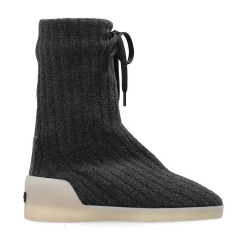 Fear Of God Ankelboots Moc Knit Hi Gray, Herr