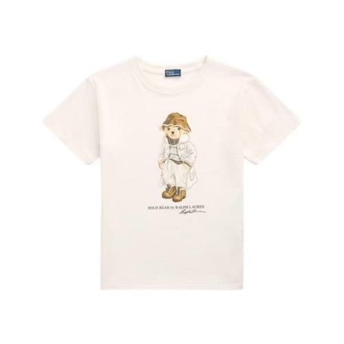 Polo Ralph Lauren Bomull Polo Bear T-shirt Beige, Dam