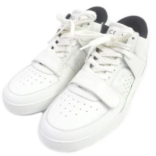 Celine Vintage Pre-owned Laeder sneakers White, Dam