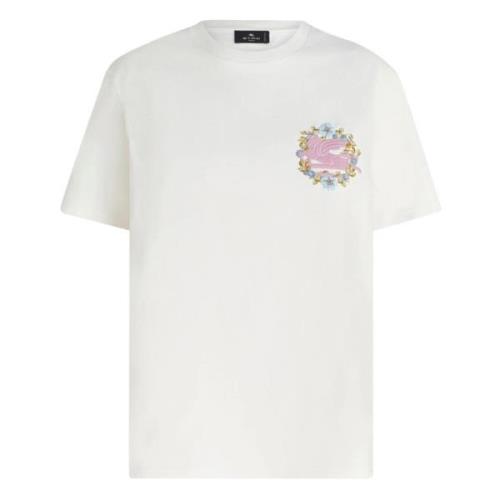 Etro Avslappnad kortärmad vit T-shirt White, Dam