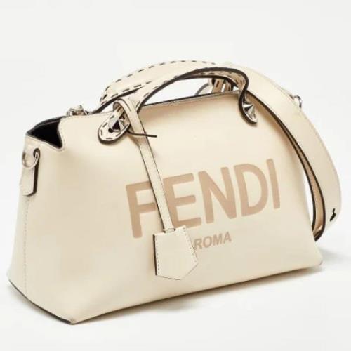 Fendi Vintage Pre-owned Laeder fendi-vskor Beige, Dam