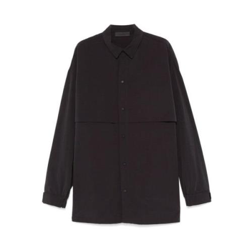 Fear Of God Svart Jersey Knappskjorta Black, Herr