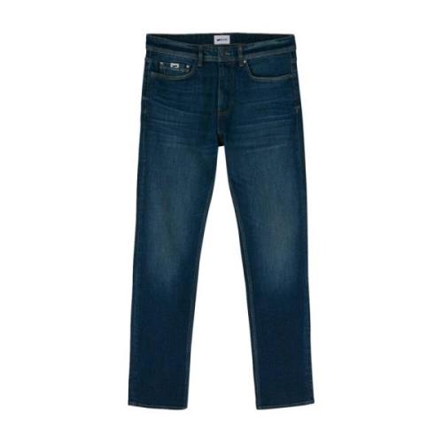 GAS Klassiska Blå Straight Leg Denim Jeans Blue, Herr