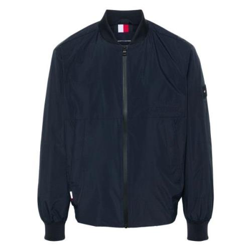 Tommy Hilfiger Blå Nylon Polyester Bomberjacka Blue, Herr