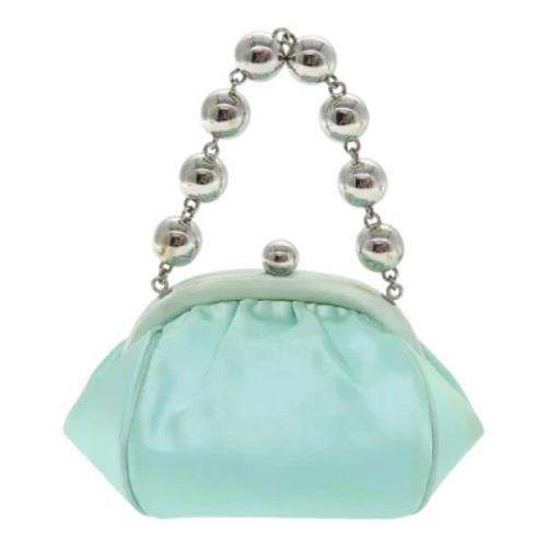 Tiffany & Co. Pre-owned Pre-owned Silke handvskor Blue, Dam