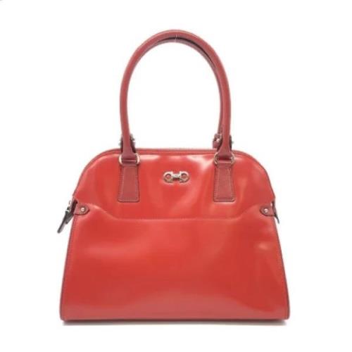 Salvatore Ferragamo Pre-owned Pre-owned Laeder handvskor Red, Dam