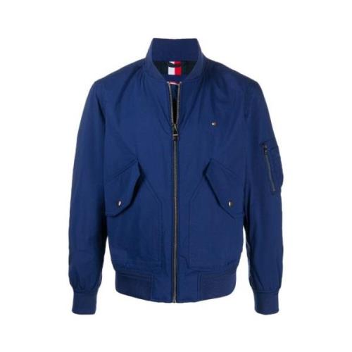 Tommy Hilfiger Blå Textil Jacka Blue, Herr