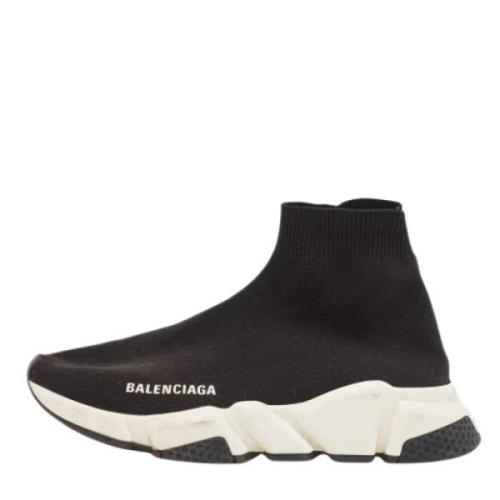 Balenciaga Vintage Pre-owned Tyg sneakers Black, Dam