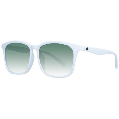 Spy Vit Unisex Solglasögon Trapezformad Gradient White, Unisex