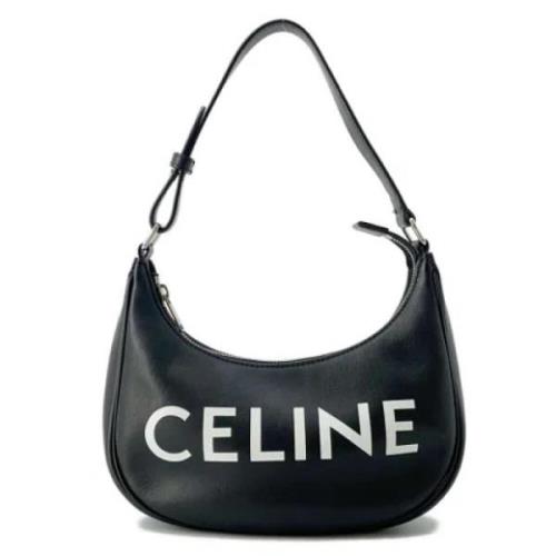 Celine Vintage Pre-owned Laeder axelremsvskor Black, Dam