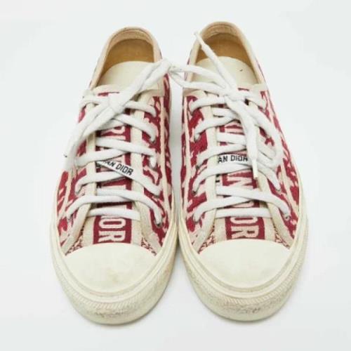 Dior Vintage Pre-owned Canvas sneakers Red, Dam