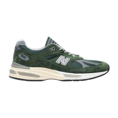 New Balance Mocka Mesh Sneakers Logotyp Brodyr Green, Herr