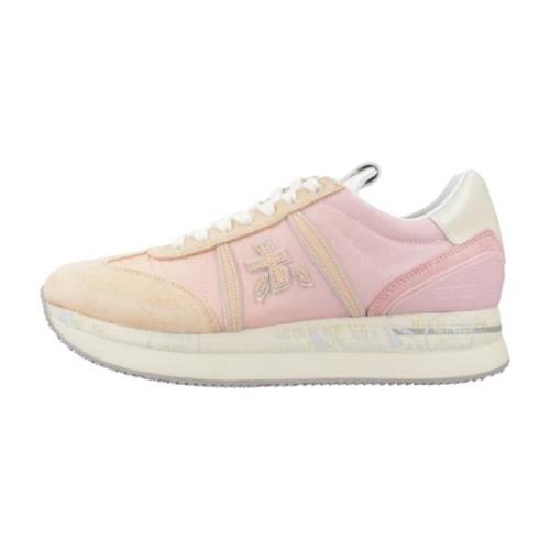 Premiata Stiliga Sneakers för Modemedvetna Kvinnor Pink, Dam