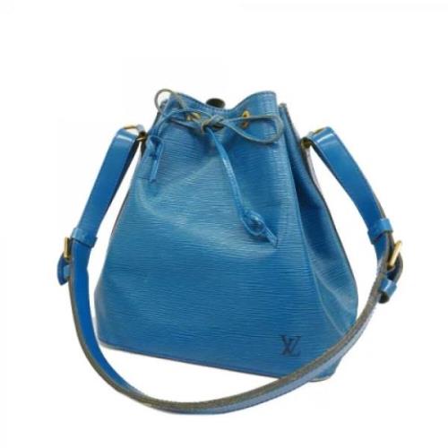 Louis Vuitton Vintage Pre-owned Tyg louis-vuitton-vskor Blue, Dam