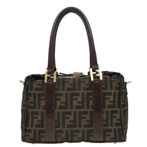 Fendi Vintage Pre-owned Canvas fendi-vskor Brown, Dam