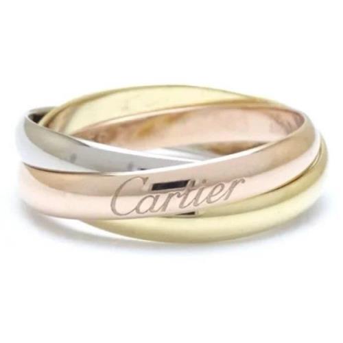 Cartier Vintage Pre-owned Vitt guld ringar Yellow, Dam