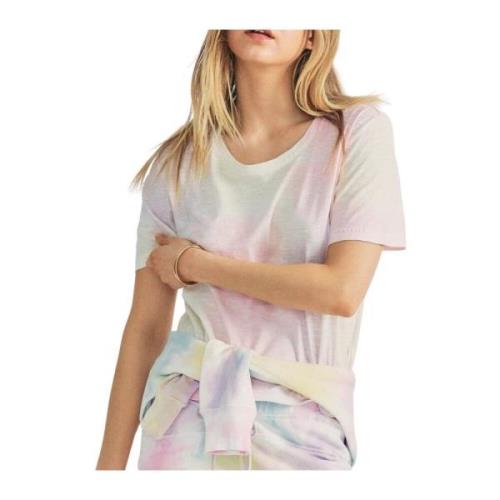 Loveshackfancy Tie-Dye Bomull T-shirt Calix Multicolor, Dam