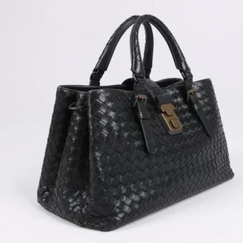 Bottega Veneta Vintage Pre-owned Laeder handvskor Black, Dam