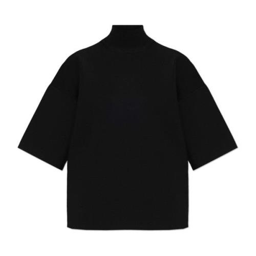 Theory Turtleneck Top Black, Dam