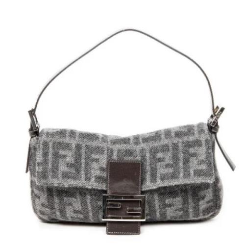 Fendi Vintage Pre-owned Canvas fendi-vskor Gray, Dam