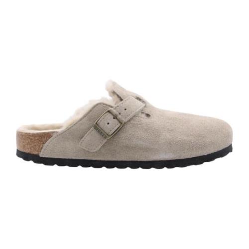 Birkenstock Komfort Slipper Pistool Gray, Dam