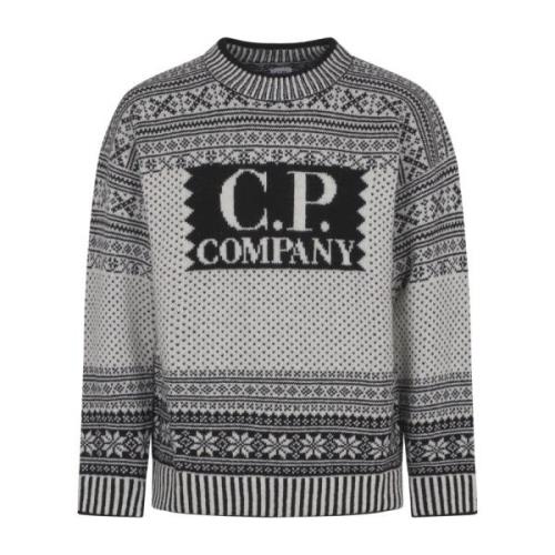 C.p. Company Crew Neck Sweaters Multicolor, Herr