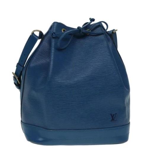 Louis Vuitton Vintage Pre-owned Laeder axelremsvskor Blue, Dam