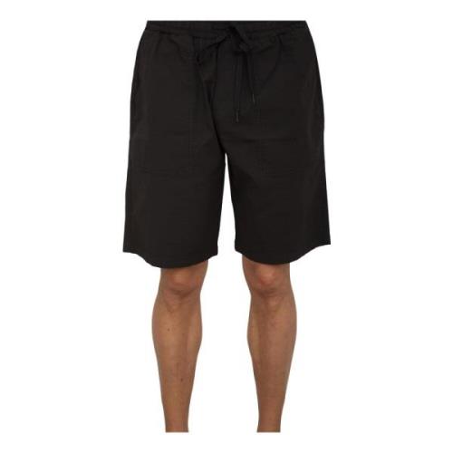 ICE Play Svart Tyg Bermuda Shorts Black, Herr