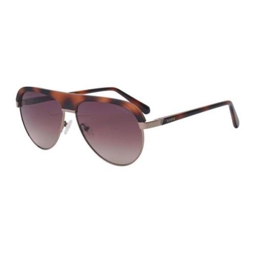 Guess Rosa Dual Chronometer Solglasögon med Larm Brown, Unisex